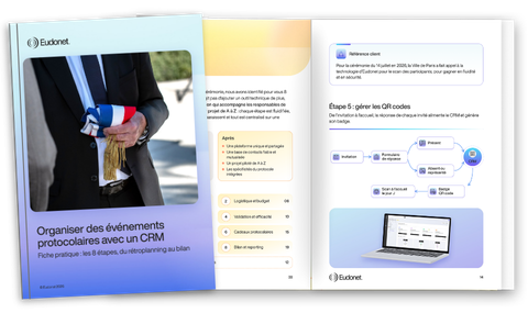Organiser un événement protocolaire sans faux pas avec un CRM dédié