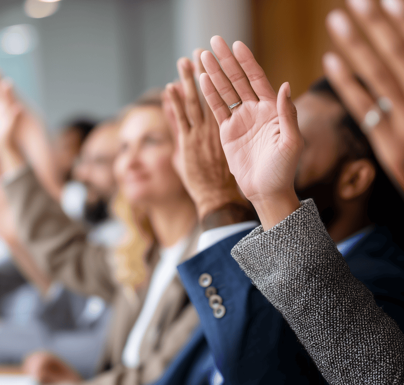 Stem afdelingen op elkaar af en geef jullie gezamenlijke stem meer kracht.