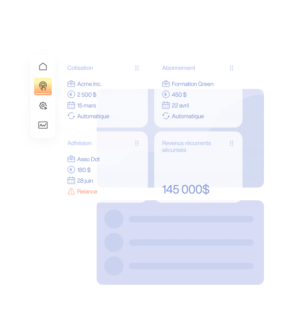 Optimisez la gestion de vos revenus récurrents