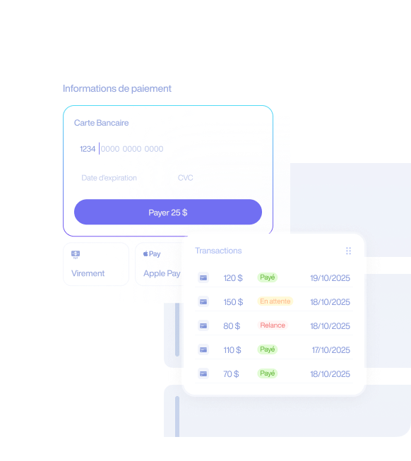 Simplifiez l'expérience de paiement et votre recouvrement
