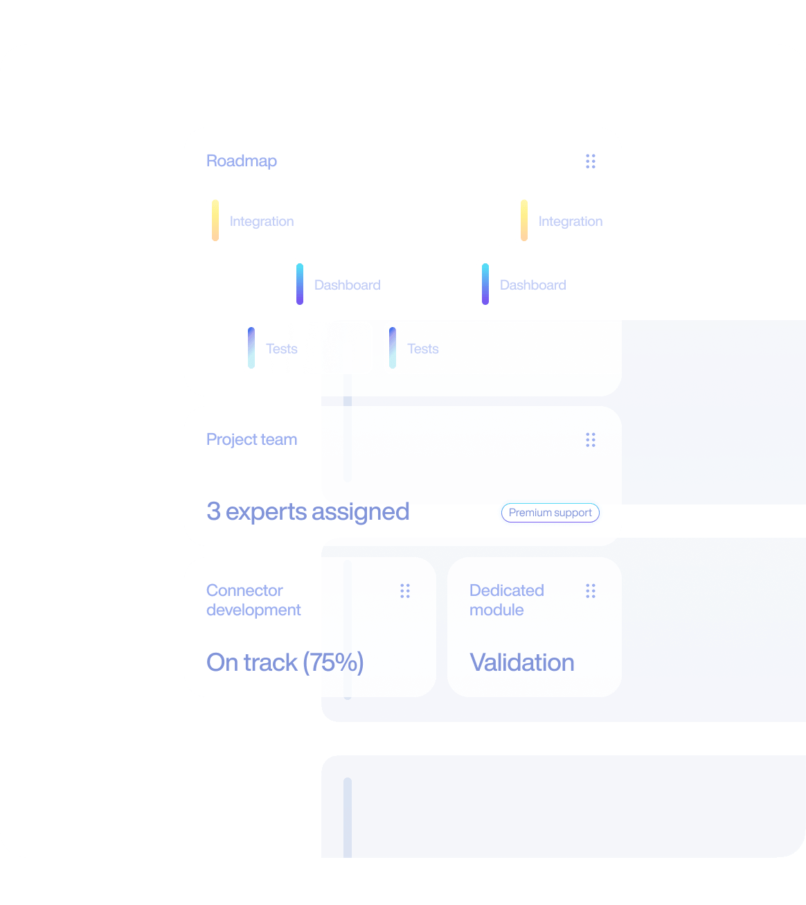 Expertise: benefit from customised business and technical support