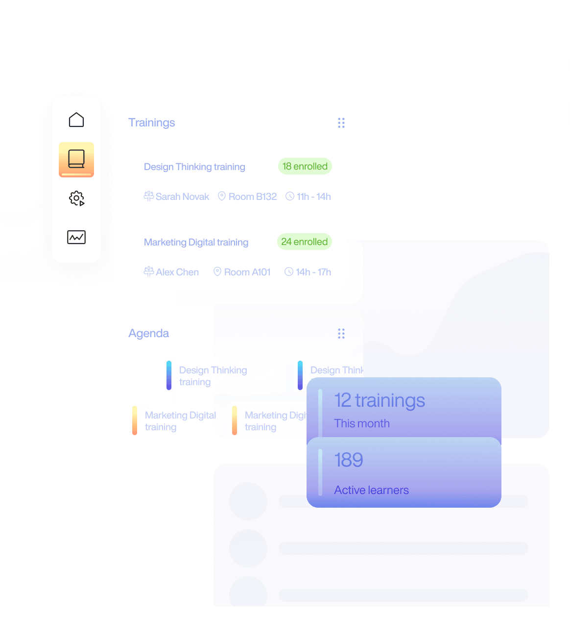 Centralise all your training data on a single platform