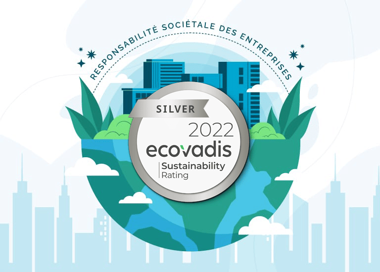 Eudonet fait partie du top 5% des entreprises évaluées par EcoVadis dans son secteur d’activité.