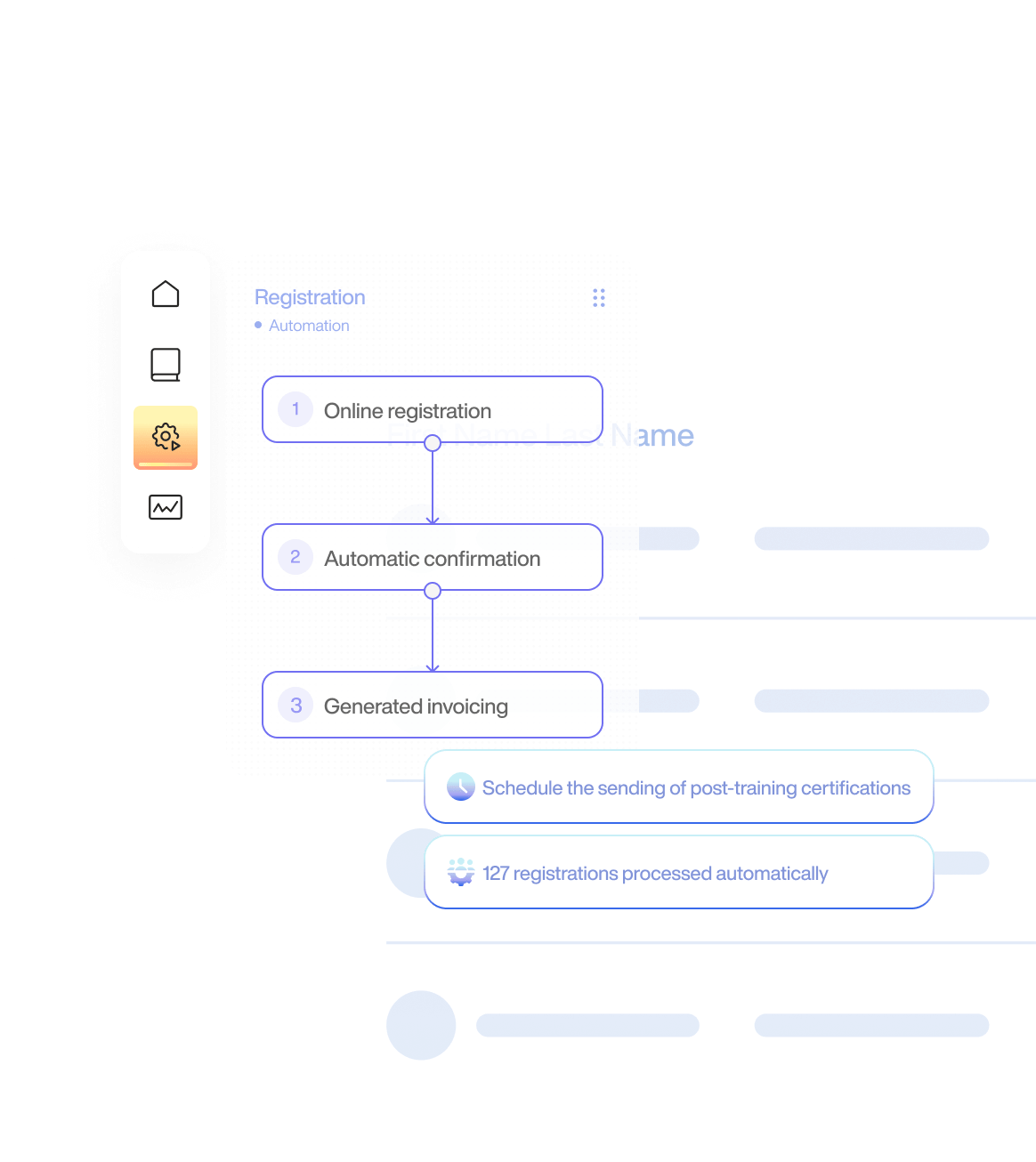 Automate your registration and invoicing processes