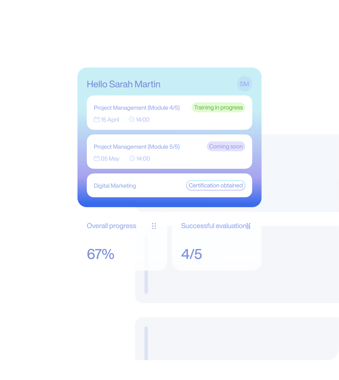Provide a polished learner experience with a dedicated portal