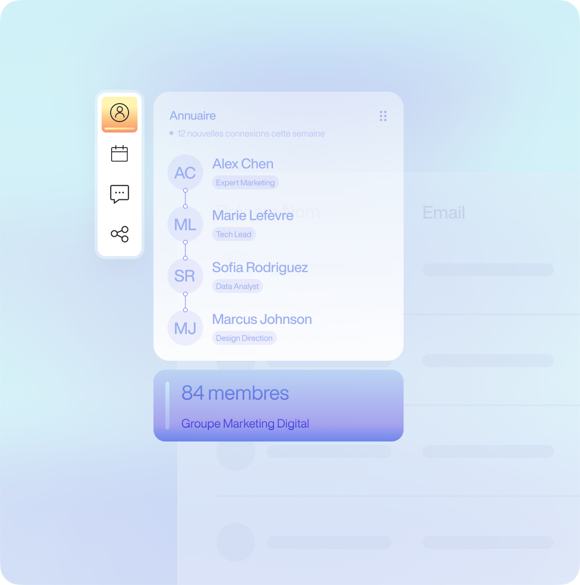 Une base contacts centralisée et une vision 360° de vos publics