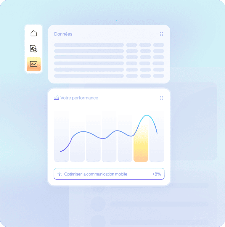 Reporting personnalisé et pilotage par la donnée
