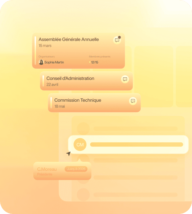 Mandats, instances & représentativité