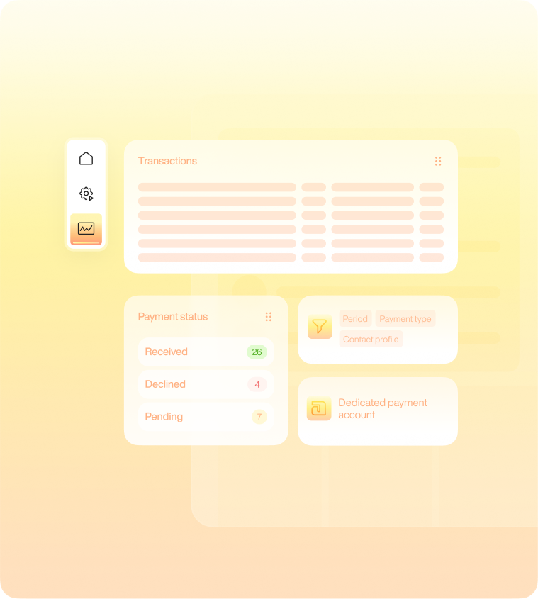 Track your payments in real time