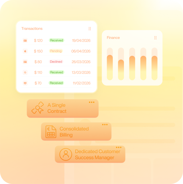 One contract, simplified management