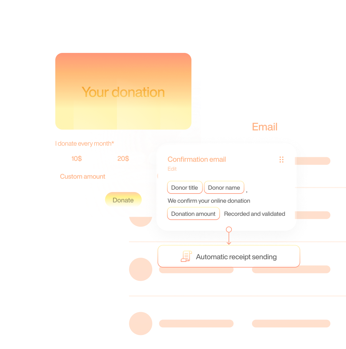 Manage online payments directly from your CRM