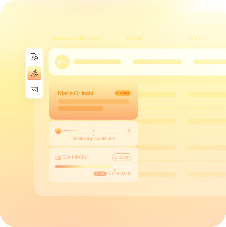 Een native integratie met uw CRM, geen gateway